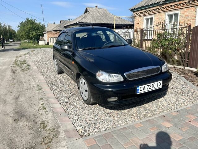 Чорний ЗАЗ Ланос, об'ємом двигуна 1.4 л та пробігом 112 тис. км за 3300 $, фото 1 на Automoto.ua