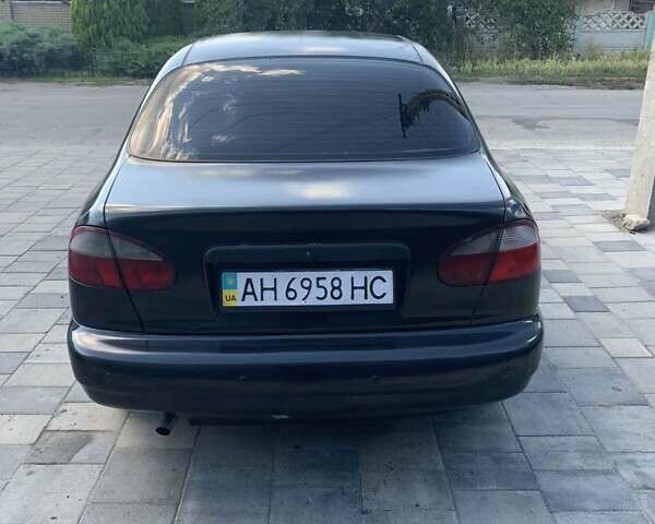 Чорний ЗАЗ Ланос, об'ємом двигуна 1.5 л та пробігом 208 тис. км за 2150 $, фото 1 на Automoto.ua