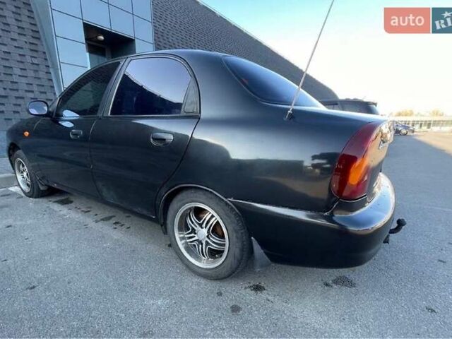 Чорний ЗАЗ Ланос, об'ємом двигуна 1.5 л та пробігом 217 тис. км за 2243 $, фото 1 на Automoto.ua