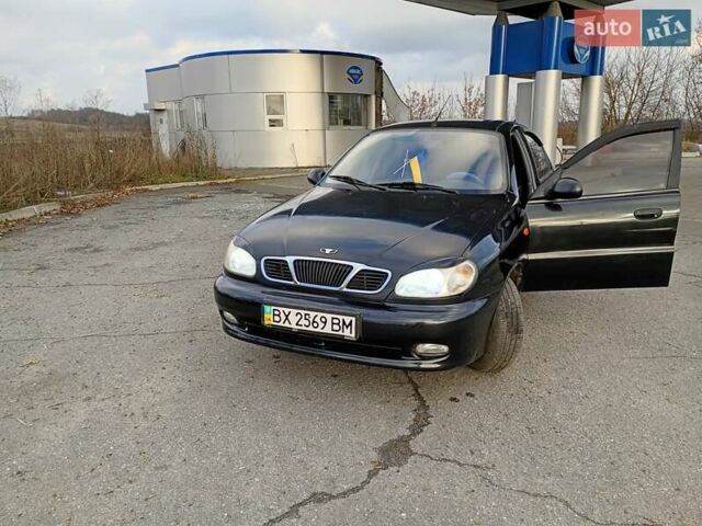 Черный ЗАЗ Ланос, объемом двигателя 1.39 л и пробегом 195 тыс. км за 2000 $, фото 6 на Automoto.ua