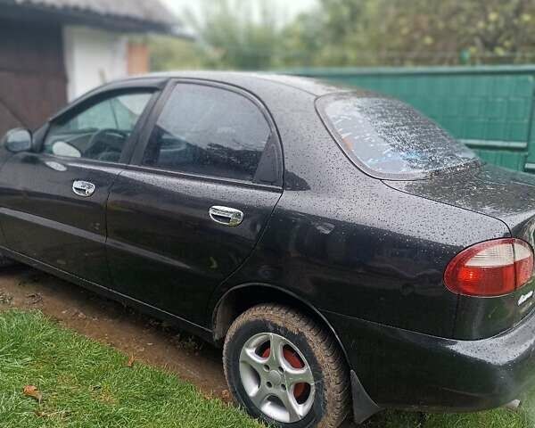 Чорний ЗАЗ Ланос, об'ємом двигуна 1.39 л та пробігом 237 тис. км за 2050 $, фото 4 на Automoto.ua