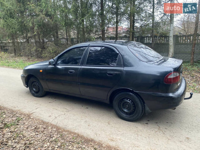 Чорний ЗАЗ Ланос, об'ємом двигуна 1.4 л та пробігом 325 тис. км за 1200 $, фото 4 на Automoto.ua