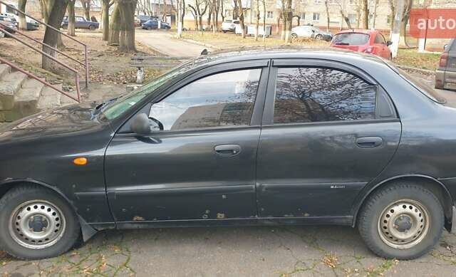 Чорний ЗАЗ Ланос, об'ємом двигуна 1.39 л та пробігом 181 тис. км за 1500 $, фото 5 на Automoto.ua