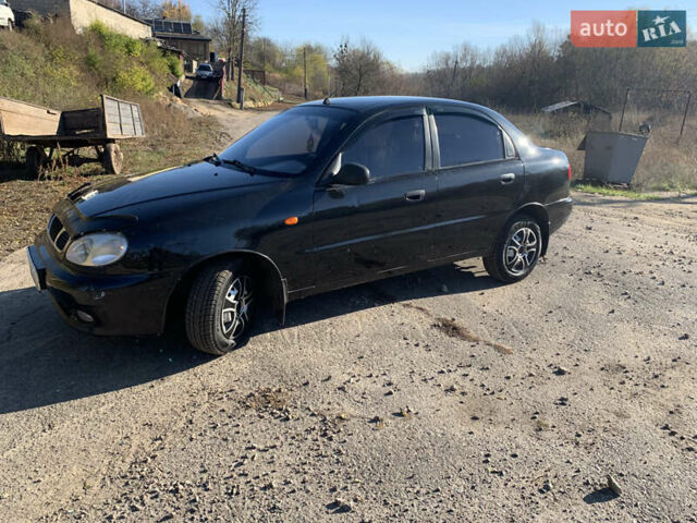 Черный ЗАЗ Ланос, объемом двигателя 1.5 л и пробегом 46 тыс. км за 2900 $, фото 1 на Automoto.ua