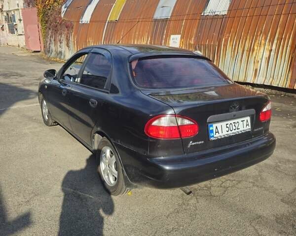 Черный ЗАЗ Ланос, объемом двигателя 1.39 л и пробегом 212 тыс. км за 2500 $, фото 7 на Automoto.ua