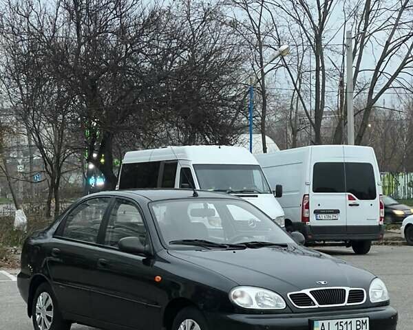 Черный ЗАЗ Ланос, объемом двигателя 1.4 л и пробегом 78 тыс. км за 2200 $, фото 1 на Automoto.ua