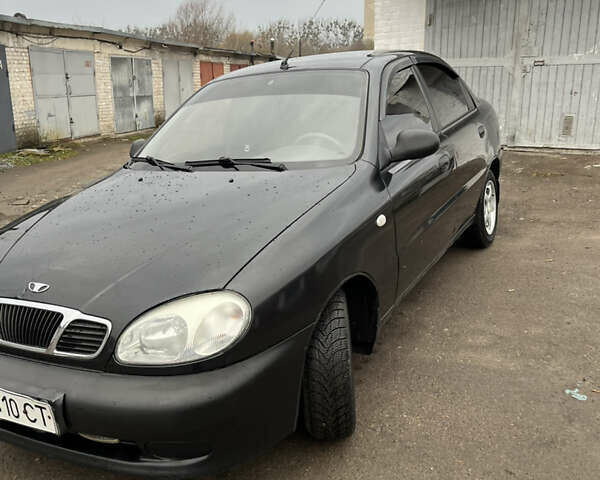 Черный ЗАЗ Ланос, объемом двигателя 1.39 л и пробегом 108 тыс. км за 2500 $, фото 2 на Automoto.ua