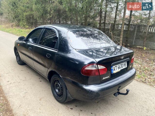 Чорний ЗАЗ Ланос, об'ємом двигуна 1.4 л та пробігом 325 тис. км за 1200 $, фото 3 на Automoto.ua