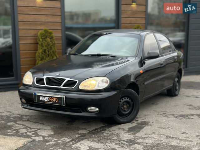 Черный ЗАЗ Ланос, объемом двигателя 1.5 л и пробегом 157 тыс. км за 2300 $, фото 1 на Automoto.ua