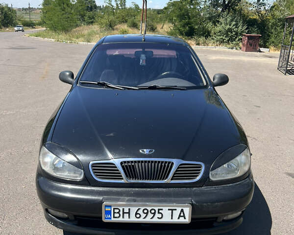 Черный ЗАЗ Ланос, объемом двигателя 1.4 л и пробегом 220 тыс. км за 1800 $, фото 2 на Automoto.ua