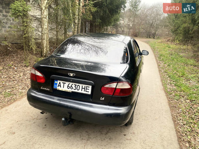Чорний ЗАЗ Ланос, об'ємом двигуна 1.4 л та пробігом 325 тис. км за 1200 $, фото 2 на Automoto.ua