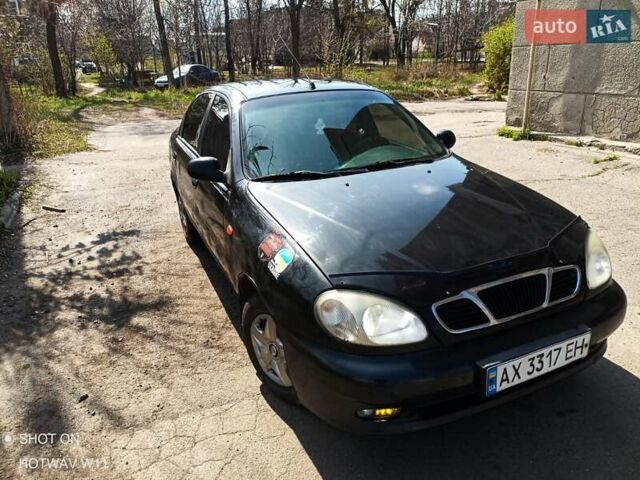 Черный ЗАЗ Ланос, объемом двигателя 1.4 л и пробегом 260 тыс. км за 1800 $, фото 2 на Automoto.ua