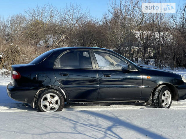 Чорний ЗАЗ Ланос, об'ємом двигуна 1.39 л та пробігом 138 тис. км за 1999 $, фото 11 на Automoto.ua