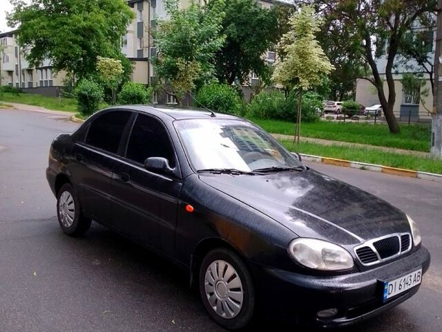 Черный ЗАЗ Ланос, объемом двигателя 1.4 л и пробегом 162 тыс. км за 1480 $, фото 2 на Automoto.ua