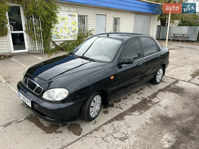 Черный ЗАЗ Ланос, объемом двигателя 1.39 л и пробегом 236 тыс. км за 1800 $, фото 7 на Automoto.ua