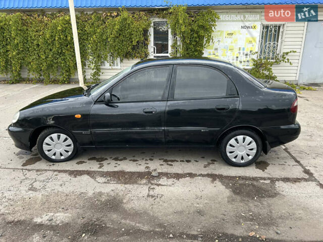 Черный ЗАЗ Ланос, объемом двигателя 1.39 л и пробегом 236 тыс. км за 1800 $, фото 6 на Automoto.ua