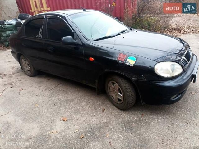 Черный ЗАЗ Ланос, объемом двигателя 1.4 л и пробегом 260 тыс. км за 1800 $, фото 10 на Automoto.ua