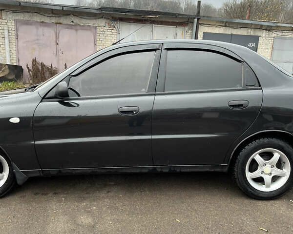 Черный ЗАЗ Ланос, объемом двигателя 1.39 л и пробегом 108 тыс. км за 2500 $, фото 4 на Automoto.ua