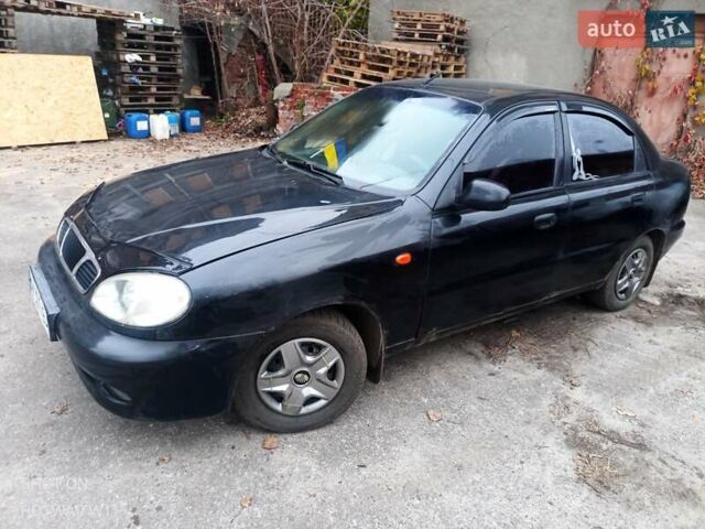 Черный ЗАЗ Ланос, объемом двигателя 1.4 л и пробегом 260 тыс. км за 1800 $, фото 12 на Automoto.ua