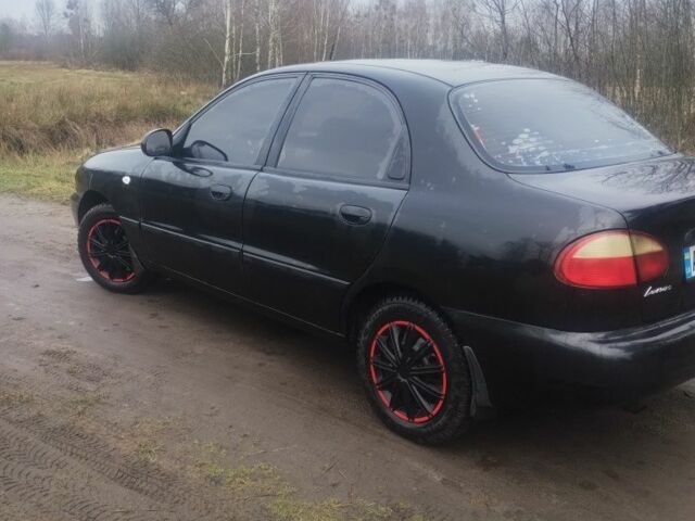 Чорний ЗАЗ Ланос, об'ємом двигуна 1.3 л та пробігом 226 тис. км за 1800 $, фото 7 на Automoto.ua