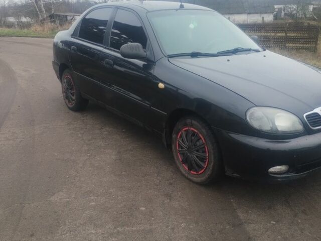 Чорний ЗАЗ Ланос, об'ємом двигуна 1.3 л та пробігом 226 тис. км за 1800 $, фото 1 на Automoto.ua