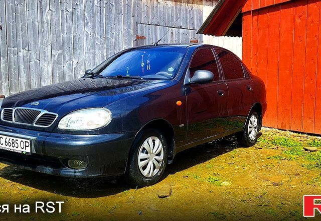 Черный ЗАЗ Ланос, объемом двигателя 1.6 л и пробегом 137 тыс. км за 2200 $, фото 3 на Automoto.ua