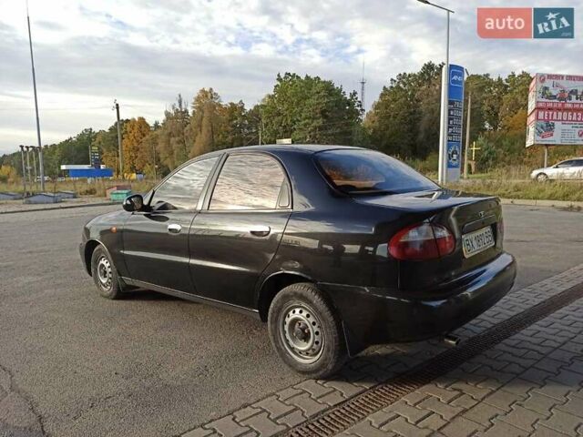 Черный ЗАЗ Ланос, объемом двигателя 1.6 л и пробегом 199 тыс. км за 2800 $, фото 1 на Automoto.ua