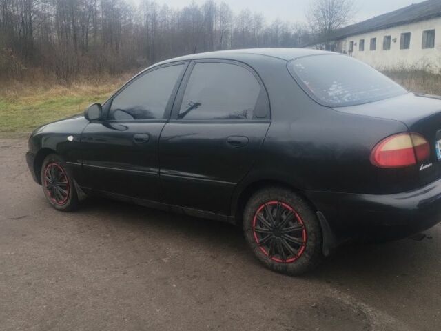 Чорний ЗАЗ Ланос, об'ємом двигуна 1.3 л та пробігом 226 тис. км за 1800 $, фото 4 на Automoto.ua