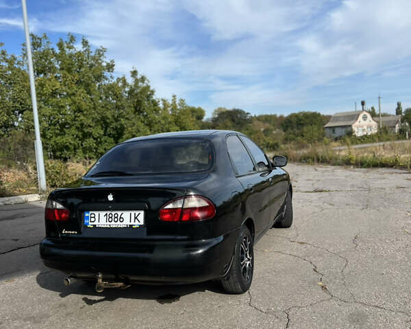 Черный ЗАЗ Ланос, объемом двигателя 1.6 л и пробегом 166 тыс. км за 2700 $, фото 5 на Automoto.ua