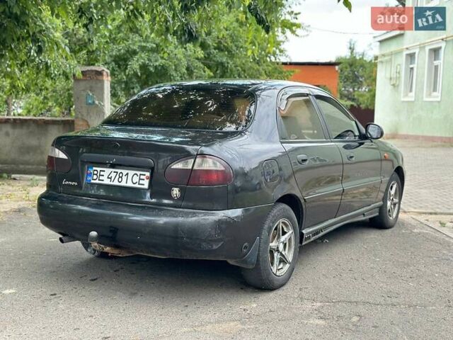 Черный ЗАЗ Ланос, объемом двигателя 1.39 л и пробегом 187 тыс. км за 2499 $, фото 3 на Automoto.ua