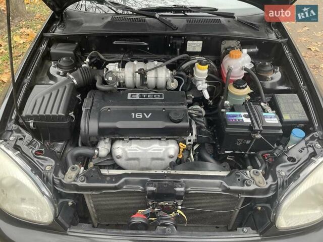 Черный ЗАЗ Ланос, объемом двигателя 1.6 л и пробегом 170 тыс. км за 2400 $, фото 11 на Automoto.ua