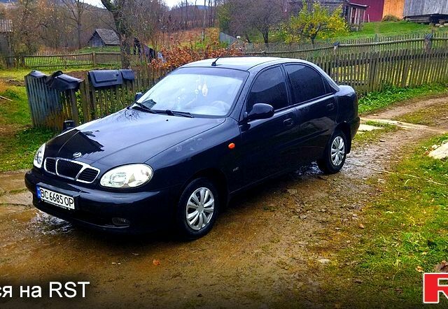 Черный ЗАЗ Ланос, объемом двигателя 1.6 л и пробегом 137 тыс. км за 2200 $, фото 2 на Automoto.ua