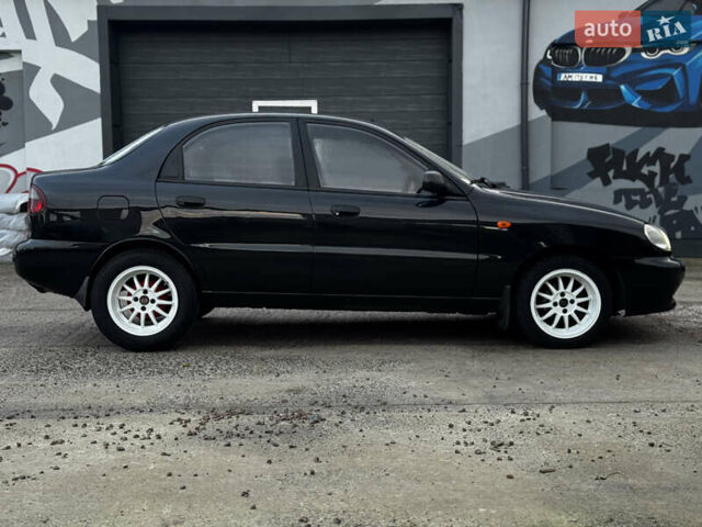 Черный ЗАЗ Ланос, объемом двигателя 1.6 л и пробегом 277 тыс. км за 2999 $, фото 6 на Automoto.ua