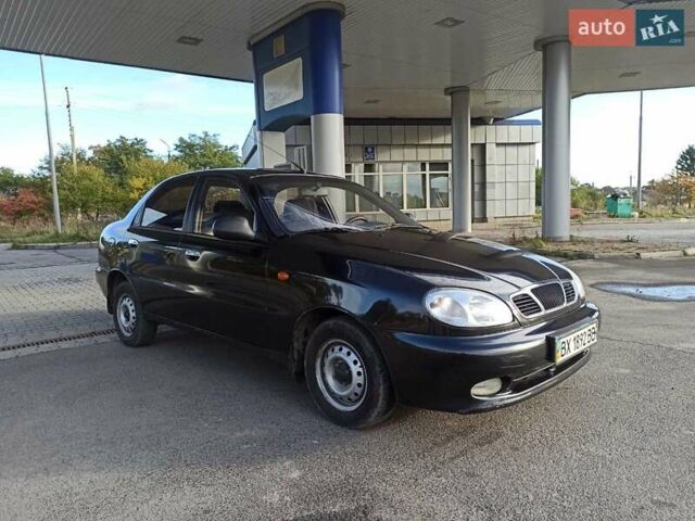 Черный ЗАЗ Ланос, объемом двигателя 1.6 л и пробегом 199 тыс. км за 2800 $, фото 2 на Automoto.ua