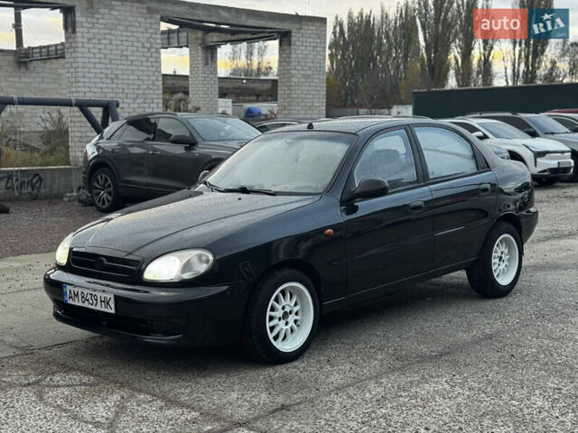 Черный ЗАЗ Ланос, объемом двигателя 1.6 л и пробегом 277 тыс. км за 2999 $, фото 2 на Automoto.ua