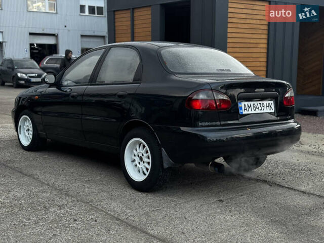 Черный ЗАЗ Ланос, объемом двигателя 1.6 л и пробегом 277 тыс. км за 2999 $, фото 1 на Automoto.ua