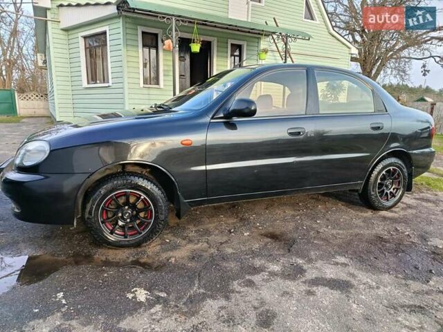 Черный ЗАЗ Ланос, объемом двигателя 1.5 л и пробегом 73 тыс. км за 3350 $, фото 4 на Automoto.ua