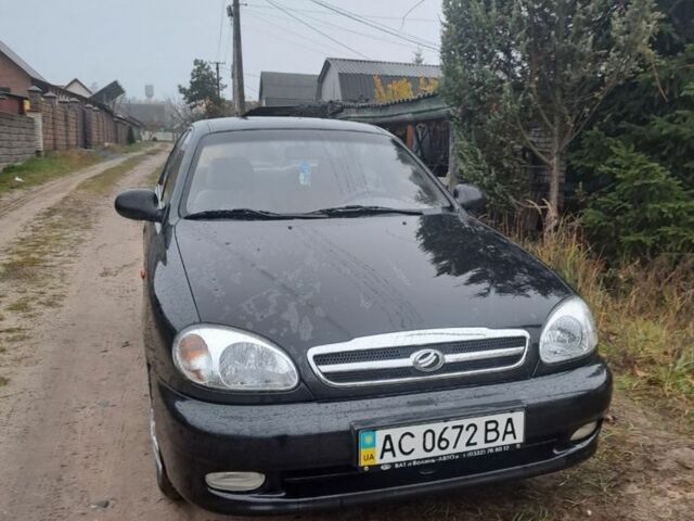 Чорний ЗАЗ Ланос, об'ємом двигуна 1.5 л та пробігом 75 тис. км за 3200 $, фото 2 на Automoto.ua