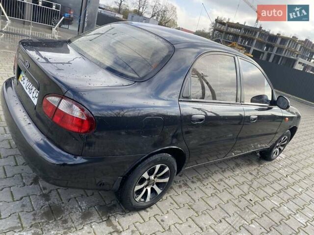 Черный ЗАЗ Ланос, объемом двигателя 1.35 л и пробегом 170 тыс. км за 2100 $, фото 3 на Automoto.ua