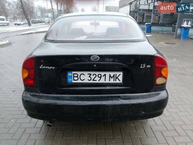 Чорний ЗАЗ Ланос, об'ємом двигуна 1.5 л та пробігом 72 тис. км за 2400 $, фото 1 на Automoto.ua