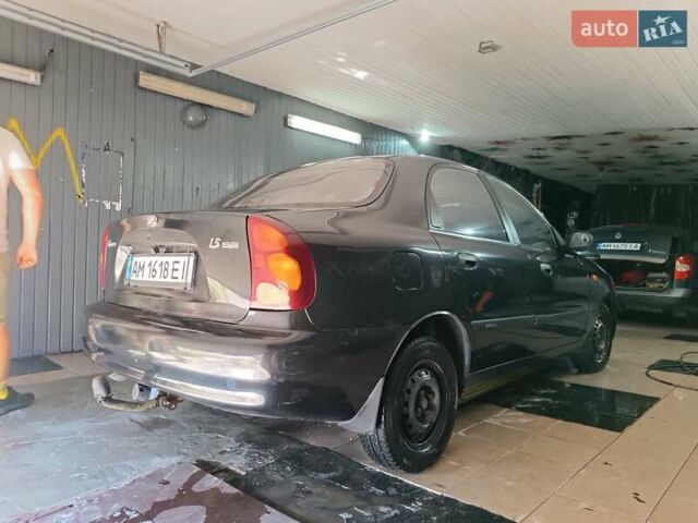 Черный ЗАЗ Ланос, объемом двигателя 1.5 л и пробегом 106 тыс. км за 3050 $, фото 1 на Automoto.ua