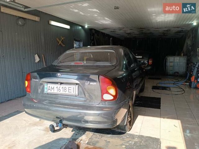 Черный ЗАЗ Ланос, объемом двигателя 1.5 л и пробегом 106 тыс. км за 3050 $, фото 2 на Automoto.ua