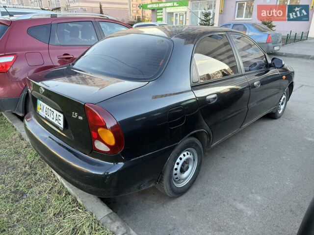 Черный ЗАЗ Ланос, объемом двигателя 1.5 л и пробегом 196 тыс. км за 2000 $, фото 3 на Automoto.ua