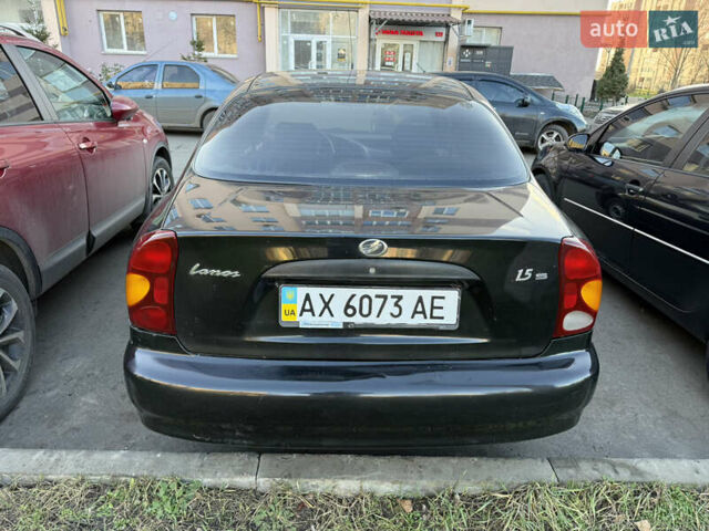 Черный ЗАЗ Ланос, объемом двигателя 1.5 л и пробегом 196 тыс. км за 2000 $, фото 1 на Automoto.ua
