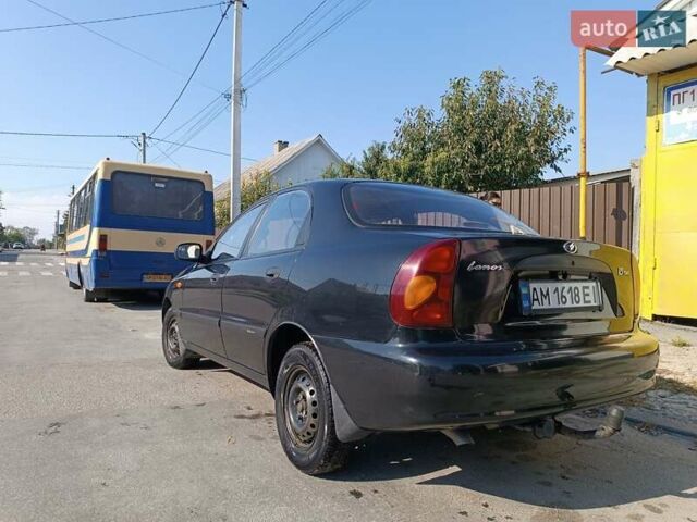 Черный ЗАЗ Ланос, объемом двигателя 1.5 л и пробегом 106 тыс. км за 3050 $, фото 5 на Automoto.ua