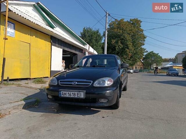 Черный ЗАЗ Ланос, объемом двигателя 1.5 л и пробегом 106 тыс. км за 3050 $, фото 6 на Automoto.ua