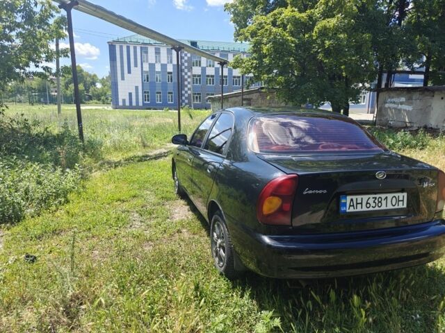 Чорний ЗАЗ Ланос, об'ємом двигуна 1.4 л та пробігом 184 тис. км за 3850 $, фото 7 на Automoto.ua