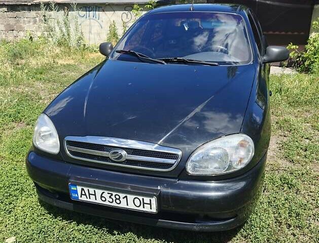 Черный ЗАЗ Ланос, объемом двигателя 1.4 л и пробегом 184 тыс. км за 4000 $, фото 1 на Automoto.ua