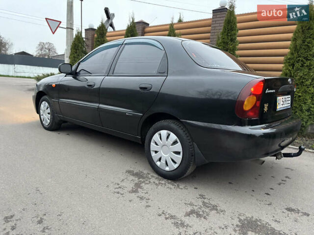 Черный ЗАЗ Ланос, объемом двигателя 1.5 л и пробегом 175 тыс. км за 2650 $, фото 3 на Automoto.ua