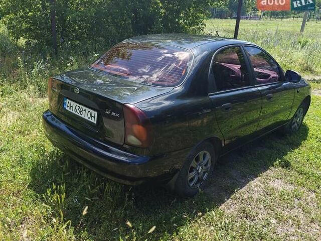 Черный ЗАЗ Ланос, объемом двигателя 1.4 л и пробегом 184 тыс. км за 4000 $, фото 2 на Automoto.ua